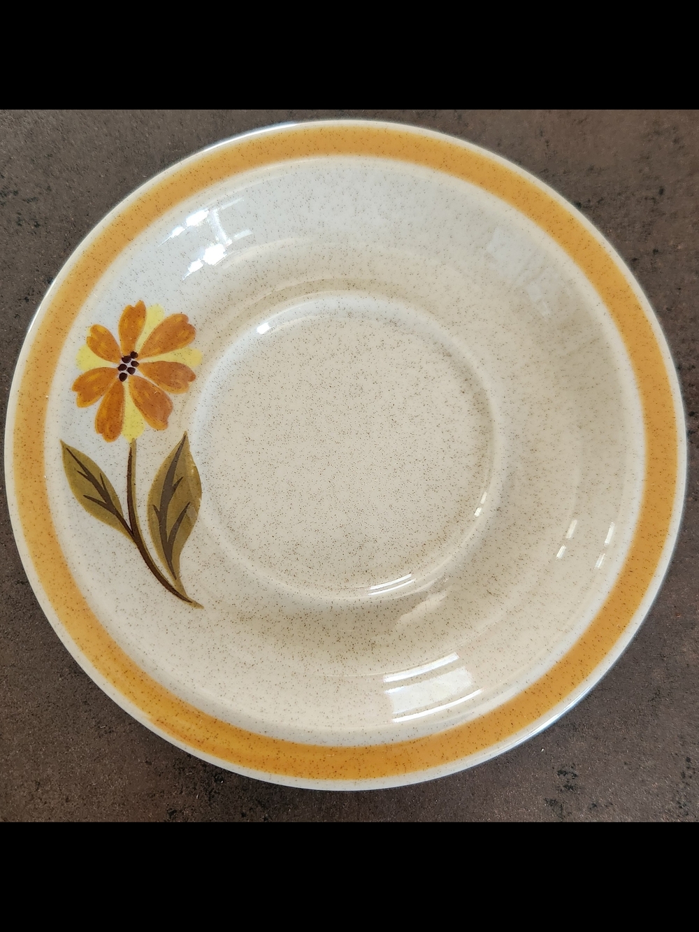 Vintage Stonecrest Japan Speckled Stoneware Plate 6"